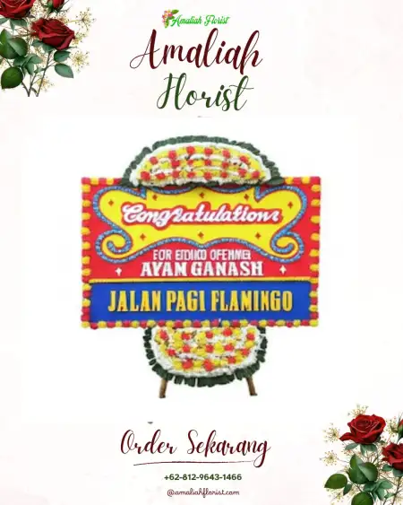 Sewa Papan Bunga Santosa